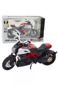 Motocykl metalowy ze światłem i dźwiękim 1:12