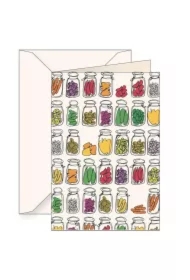 Karnet B6 + koperta 5890 Słoiki