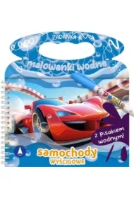 Zadanka & malowanki wodne. Samochody wyścigowe