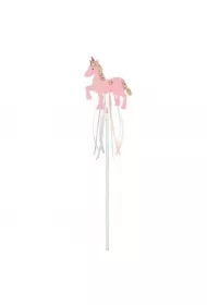 Różdżka z różowym jednorożcem