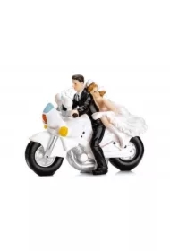 Figurka Para Młoda na motorze 11.5cm