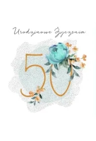 Karnet Swarovski kwadrat CL4550_PO Urodziny 50