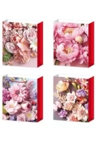Torebka prezentowa L Kwiaty