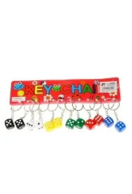 Brelok kostka do gry (12 szt)