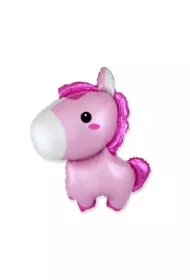 Balon foliowy Konik różowy