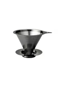 Double Mesh Metal Dripper Metalowy dripper z filtrem grafitowy