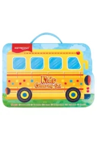 Zestaw artystyczny dla dzieci KEYROAD Autobus 54 elementy