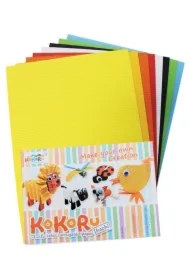 Tektura falista A4 8 arkuszy mix