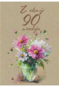 Kartka okolicznościowa Urodziny 90