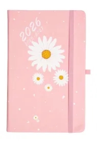 Kalendarz 2025/2027 A5 18M tyg. Hip Hop stokrotka