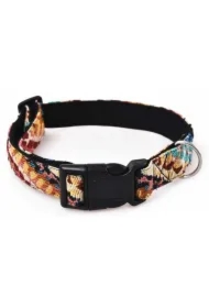 Obroża dla psa, z wytrzymałej tkaniny, wzór boho, 2, 5 x 40-55cm