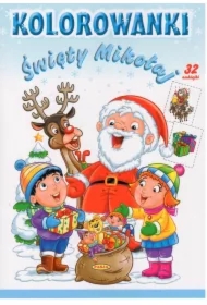 Święty Mikołaj. Kolorowanki