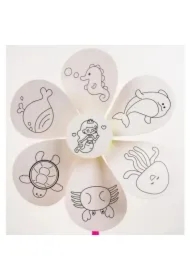 Wiatraczek Tinting do kolorowania morze