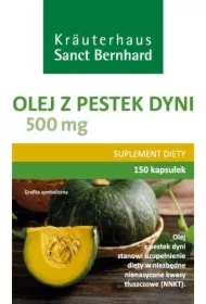 Olej z pestek dyni 500 mg suplement diety