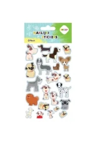Naklejki Dogs 10x20cm HAPPY COLOR
