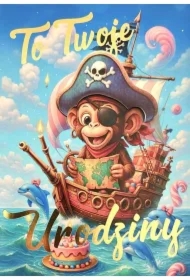 Karnet Urodziny pirat