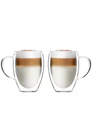 Komplet szklanek wysokich z podwójną ścianką i uszkiem Noa 29774