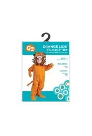 Strój dla dzieci Pomarańczowy Lew rozm. 92/104cm