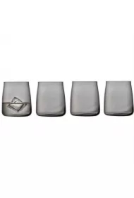 Szklanki do wody ze szkła kryształowego Smoke 31568