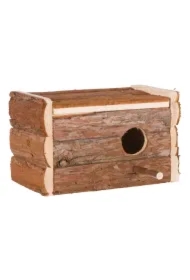 Domek drewniany dla papug 21x13x12 cm