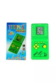 Фото - Настільна гра LEAN Toys Gra elektroniczna Tetris kieszonkowa zielona 3709 