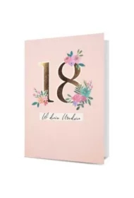 Karnet B6 Urodziny 18