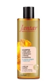 Jantar Szampon lamelarny wygładzający z esencją bursztynową do włosów długich i niesfornych