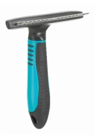 Zgrzebło metalowe z długim włosiem - długość zębów 2 cm, 10 x 15 cm