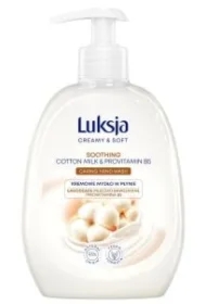 Łagodzące kremowe mydło w płynie Mleczko bawełniane i prowitamina B5