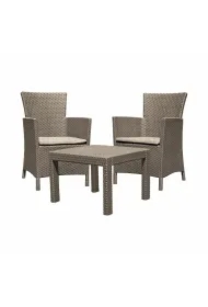 Keter zestaw mebli ogrodowych rosario beż 2 fotele+stolik