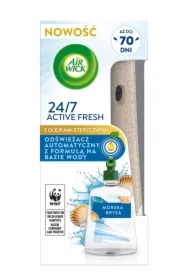 Odświeżacz automatyczny z formułą na bazie wody i wkład Morska Bryza