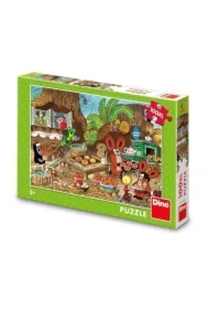 Puzzle 100 el. XL Krecik i parasol
