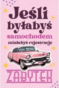 Karnet Urodziny Samochód zabytkowy damski