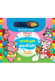 Odkrywaj kolory z wodnym pisakiem Trzy małe świnki