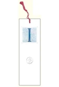 Zakładka do książki z anagramem Litera I