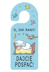 Zawieszka na klamkę "Dajcie pospać"