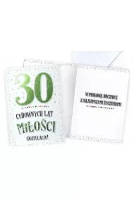 Karnet Rocznica ślubu 30