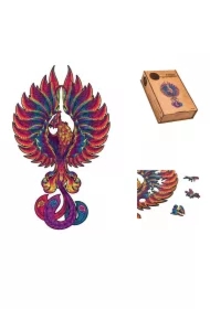 Fenix, drewniane puzzle M, 130 elementów