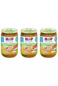 Kaszotto z warzywami i indykiem po 12. miesiącu zestaw