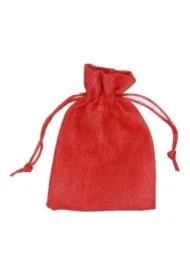 Woreczki jutowe czerwone