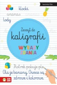 Zeszyt do kaligrafii. Wyrazy, zdania