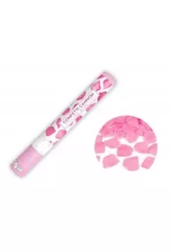 Tuba z płatkami róż różowy 40cm