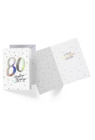 Karnet V-007 Urodziny 80