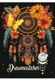 Kolorowanka A4 pionowa 8 obrazków Łapacz snów żółt