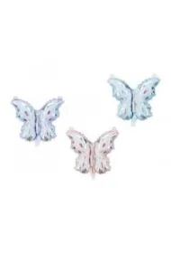Balony foliowe do girland Motyle mix 19x23 cm