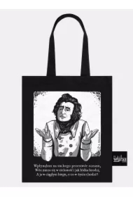 Torba na książki czarna Mickiewicz/O co w życiu