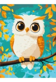 Malowanie po numerach - Kids Sowa