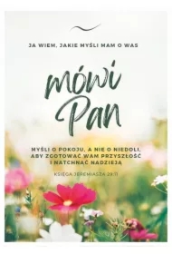 Karnet - Ja wiem, jakie myśli - kwiaty