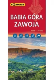 Zawoja. Babia Góra mapa skala 1 : 30 000