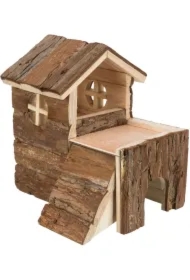 Domek dla chomika Bjork, drewniany, 15x15x16 cm